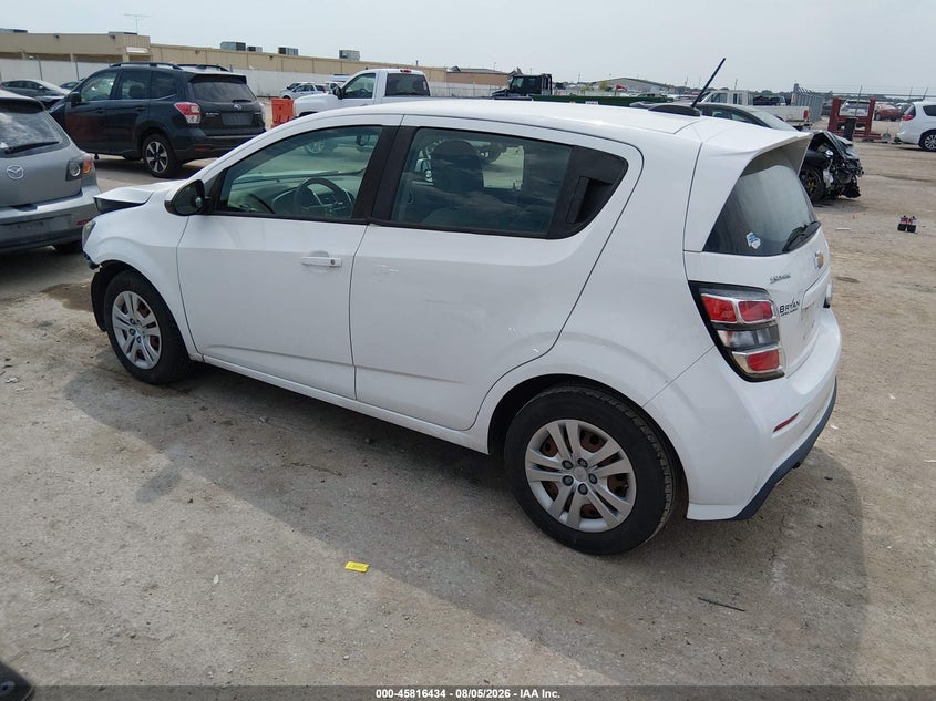 Vin: 1g1jg6sh9h4173227, lot: 46315315, chevrolet sonic lt auto 20173