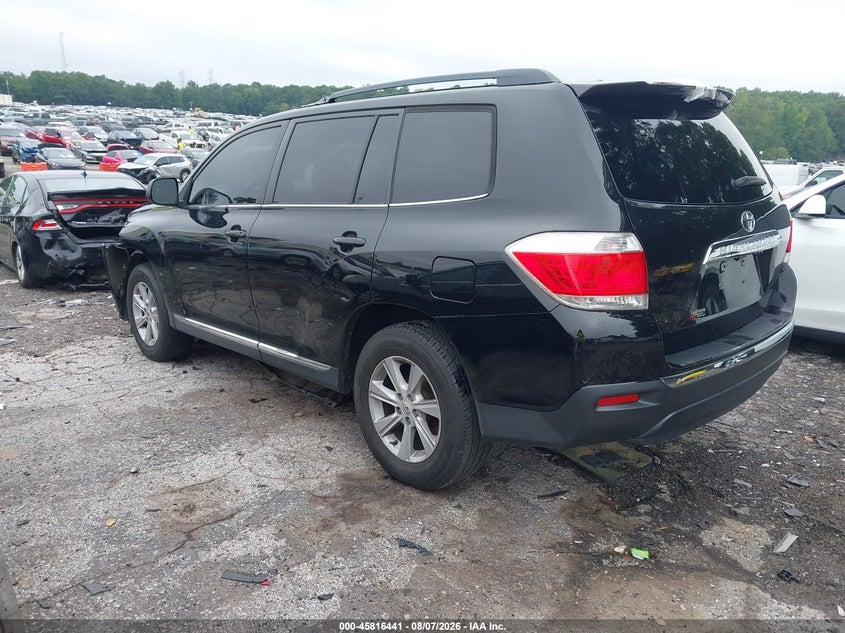 Vin: 5tdzk3eh0cs059794, lot: 46315323, toyota highlander base v6 20123