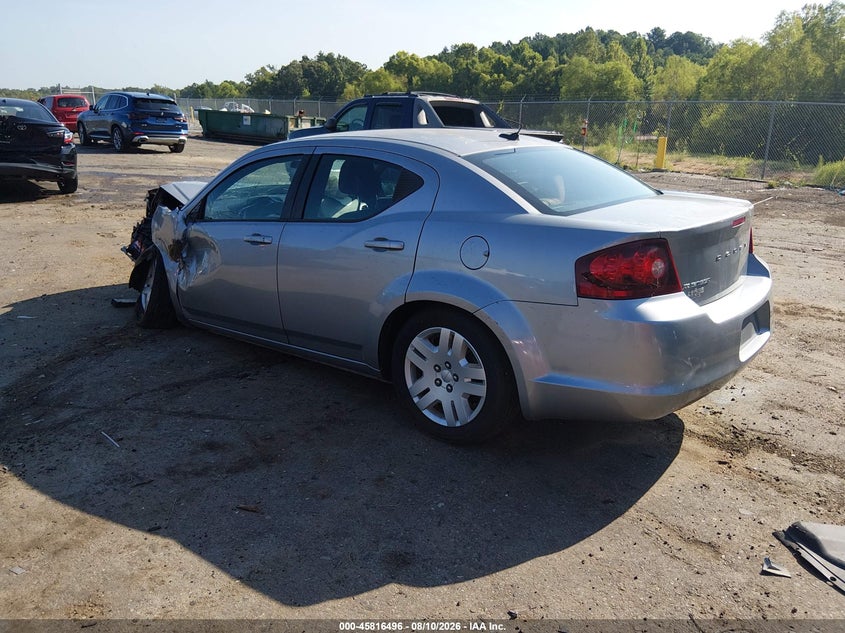 2014 DODGE AVENGER auction photo 3