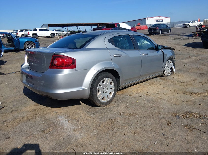 2014 DODGE AVENGER auction photo 4