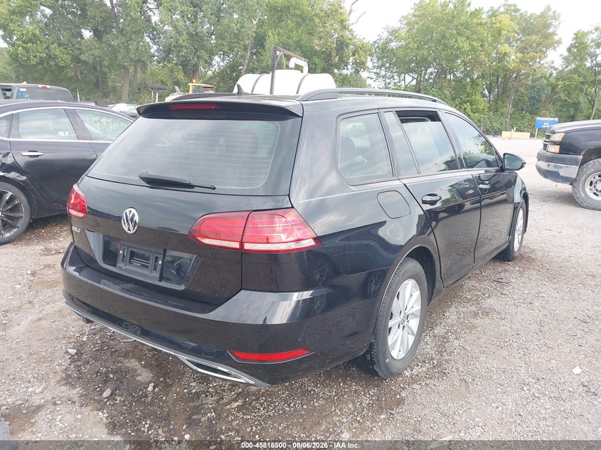 Vin: 3vwy57au3km512878, lot: 46315381, volkswagen golf sportwagen 1.4t s/1.4t se 20194