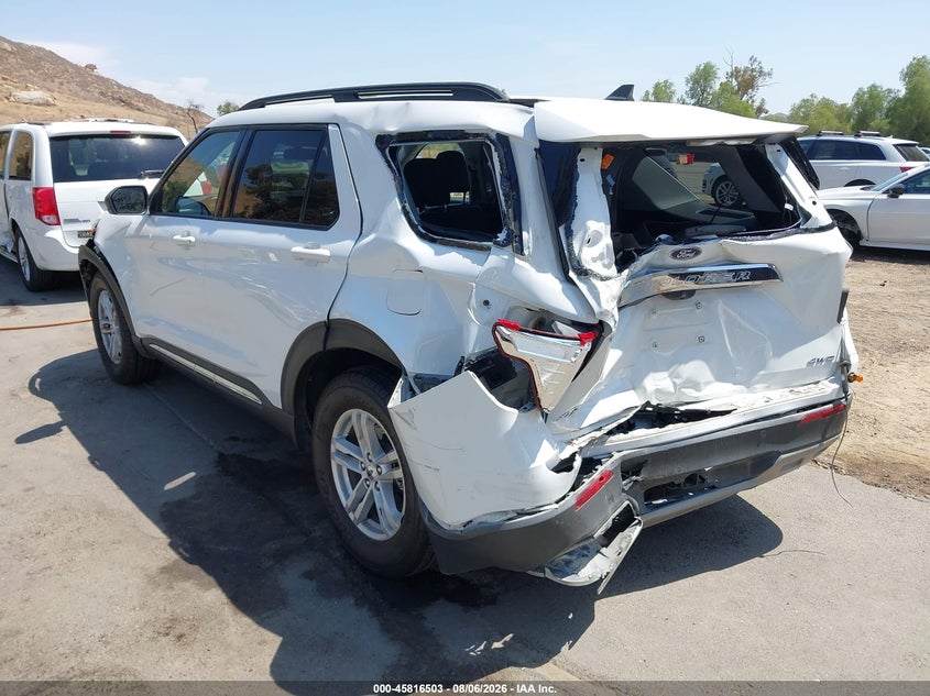 Vin: 1fmsk8dh1mgc30947, lot: 46315384, ford explorer xlt 20213