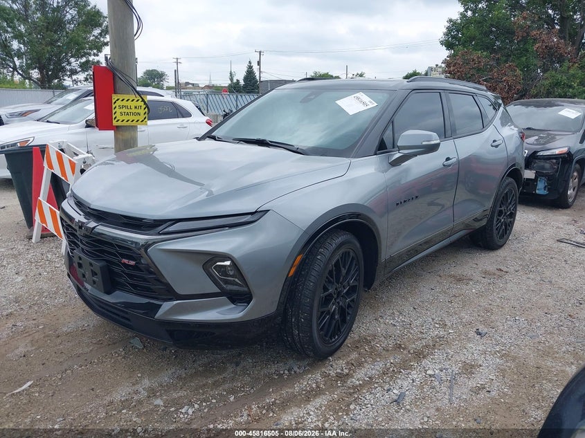 Vin: 3gnkbkrs3ps219774, lot: 46315385, chevrolet blazer awd rs 20232