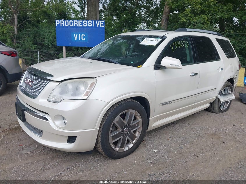 Vin: 1gkkrted9cj233695, lot: 46315414, gmc acadia denali 20122