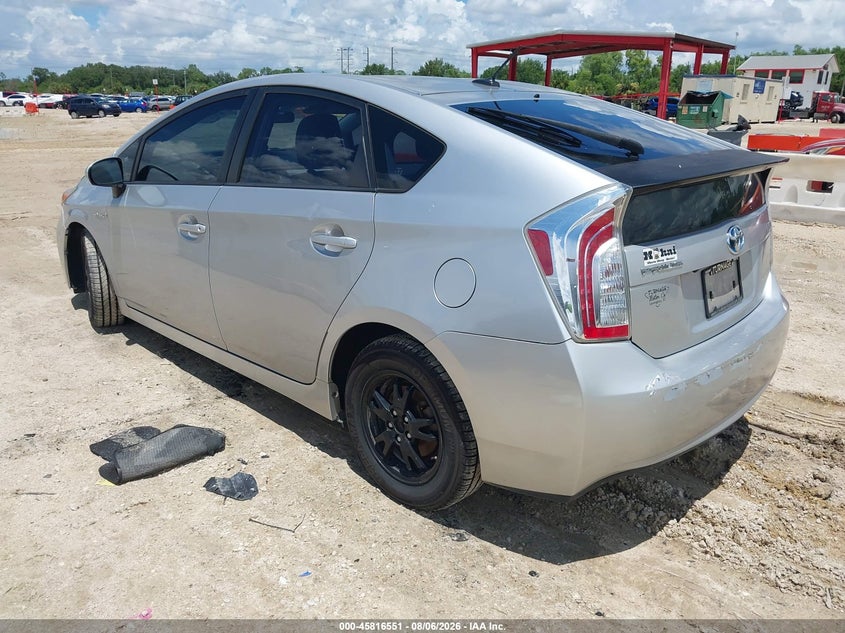 Vin: jtdkn3du9e0361968, lot: 46315432, toyota prius three 20143