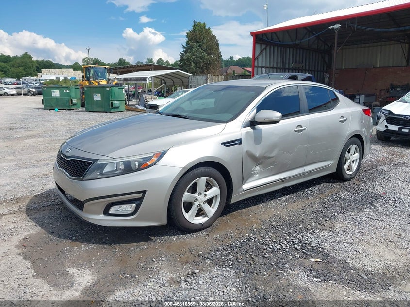 Vin: knagm4a72f5572542, lot: 46315440, kia optima lx 20152