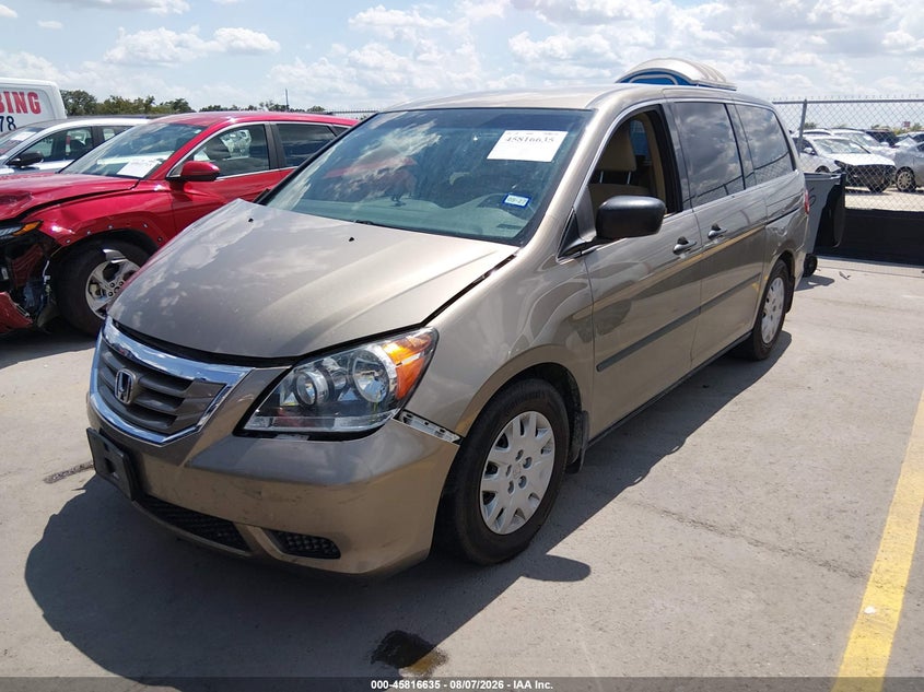 Vin: 5fnrl3h23ab073100, lot: 46315516, honda odyssey lx 20102