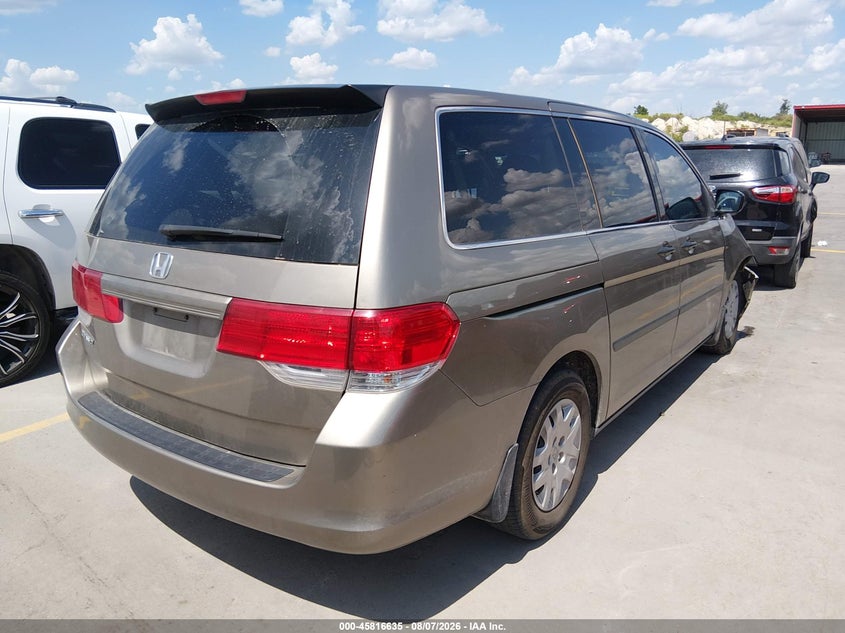 Vin: 5fnrl3h23ab073100, lot: 46315516, honda odyssey lx 20104