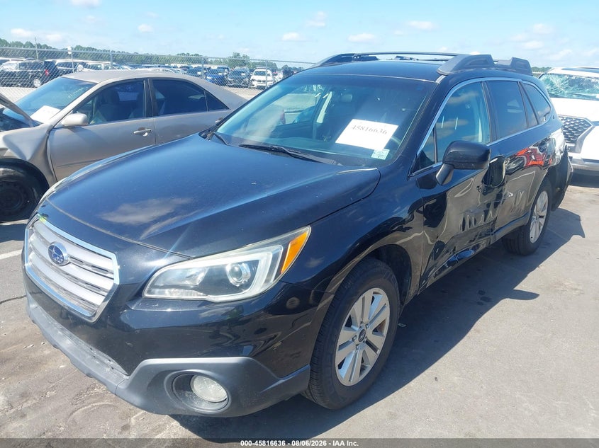 Vin: 4s4bsbcc5f3272907, lot: 46315517, subaru outback 2.5i premium 20152