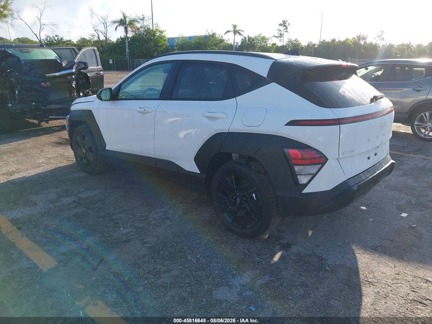 Vin: km8hf3ab3tu418385, lot: 46315529, hyundai kona sel sport 20263