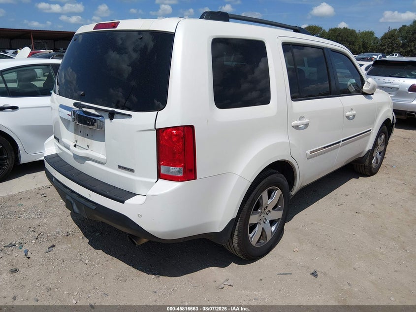 Vin: 5fnyf3h97eb028246, lot: 46315544, honda pilot touring 20144