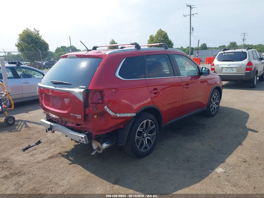 Vin: ja4jz4ax9fz006178, lot: 46315545, mitsubishi outlander gt 20154