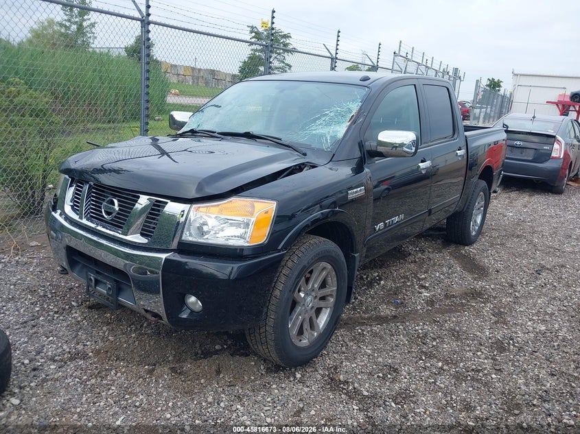 Vin: 1n6aa0ec9cn311919, lot: 46315554, nissan titan sl 20122