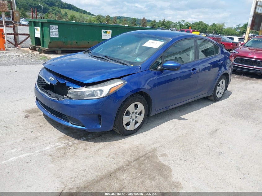 Vin: 3kpfk4a76he051352, lot: 46315558, kia forte lx 20172