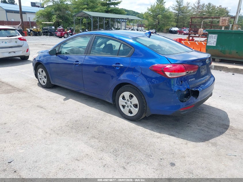 Vin: 3kpfk4a76he051352, lot: 46315558, kia forte lx 20173