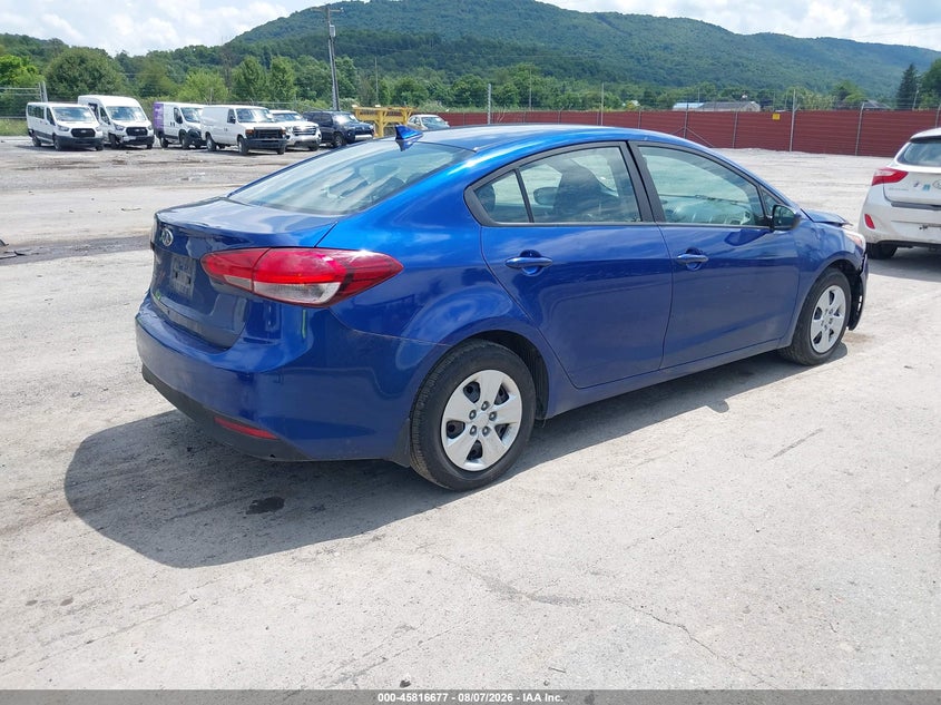 Vin: 3kpfk4a76he051352, lot: 46315558, kia forte lx 20174