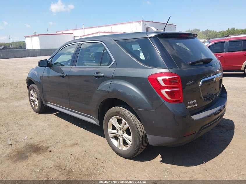 Vin: 2gnalbekxh1537578, lot: 46315584, chevrolet equinox ls 20173