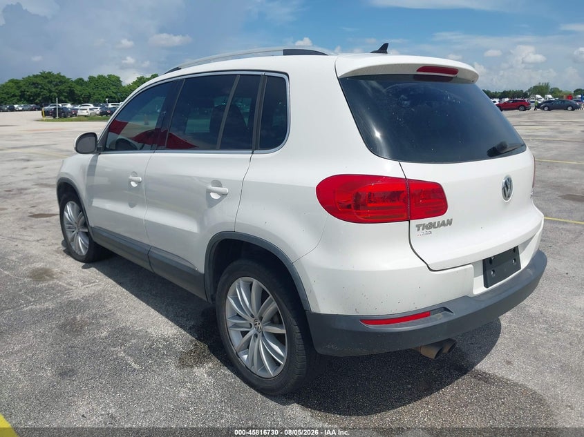 Vin: wvgav7ax9cw532872, lot: 46315611, volkswagen tiguan se 20123