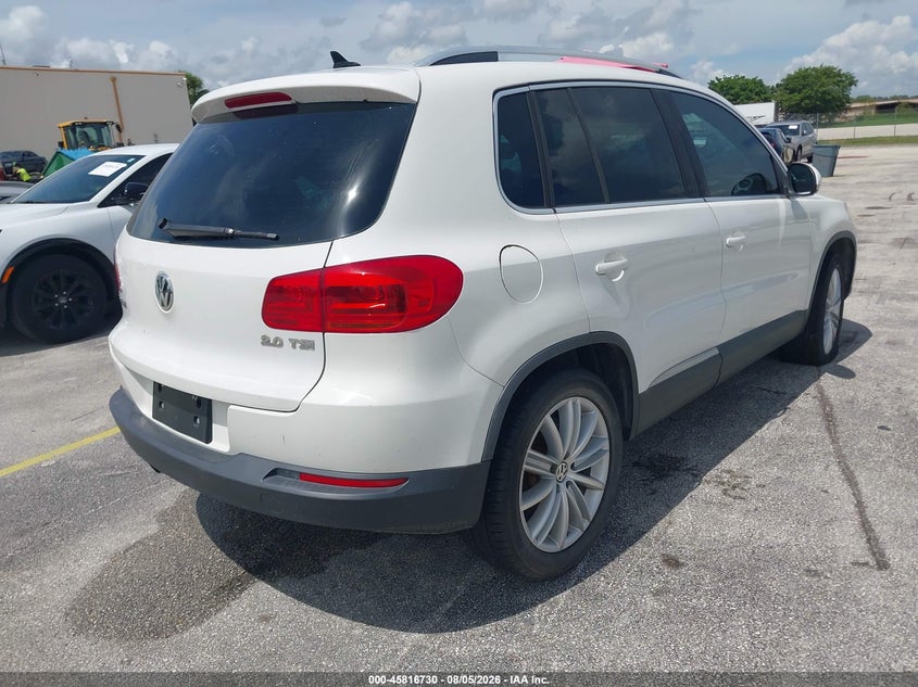 Vin: wvgav7ax9cw532872, lot: 46315611, volkswagen tiguan se 20124