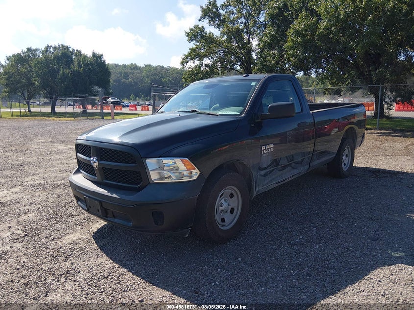 Vin: 3c6jr6dg8kg502832, lot: 46315612, ram 1500 classic tradesman  4x2 8' box 20192