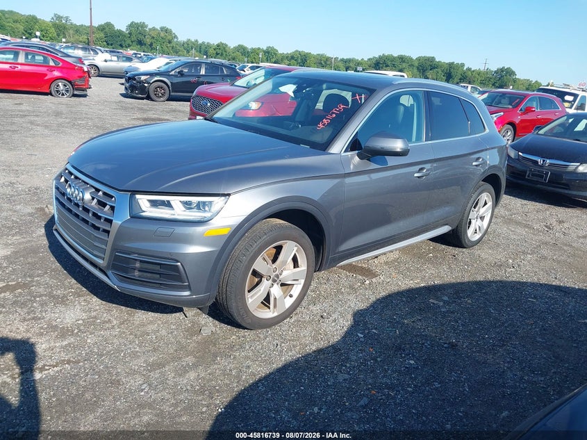 Vin: wa1bnafy5j2016658, lot: 46315620, audi q5 2.0t premium/2.0t tech premium 20182