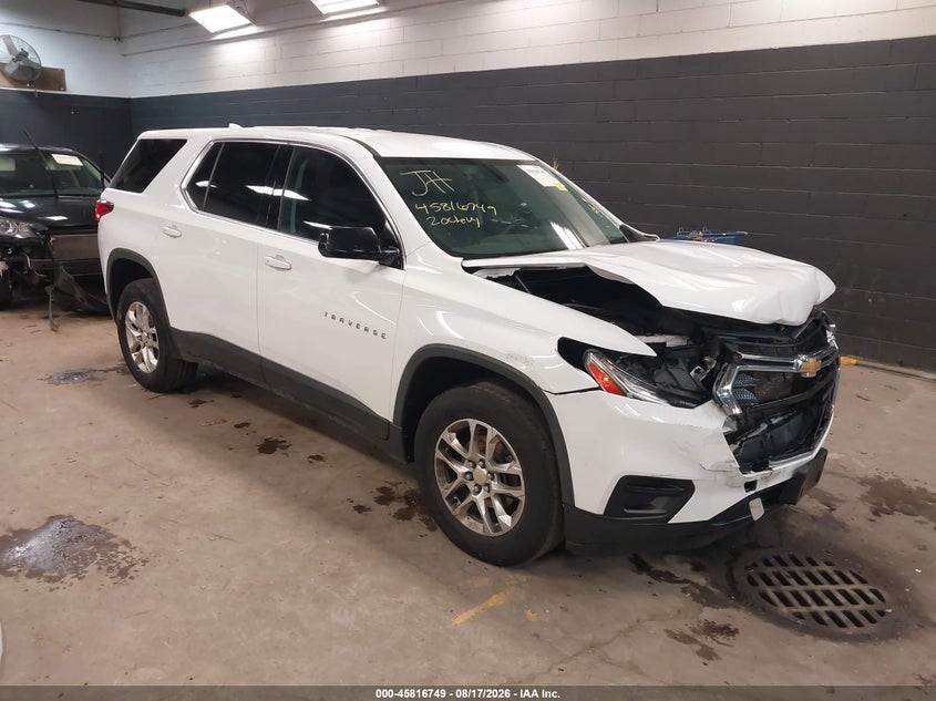 Vin: 1gnerfkw1lj233665, lot: 46315630, chevrolet traverse fwd ls 2020 img_1