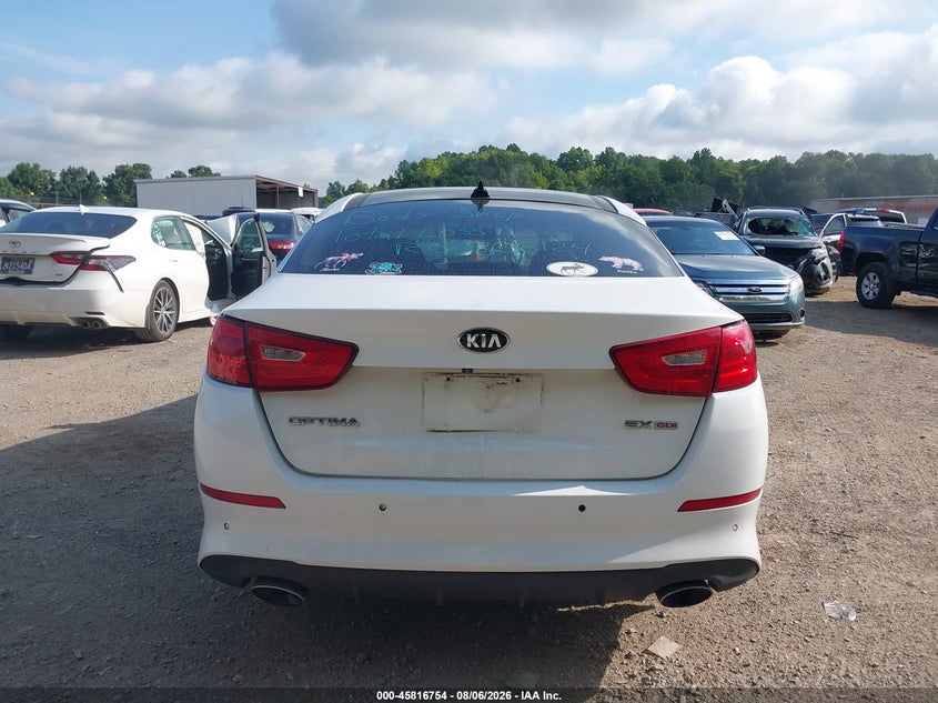 2015 KIA OPTIMA SEDAN 2.4L I-4 DI, DOHC, VVT, 192HP