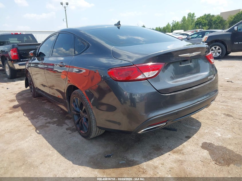 Vin: 1c3cccbg2gn114888, lot: 46315636, chrysler 200 s 20163