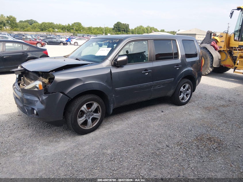 Vin: 5fnyf4h57cb046844, lot: 46315639, honda pilot ex-l 20122
