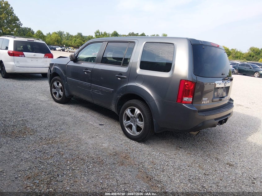 Vin: 5fnyf4h57cb046844, lot: 46315639, honda pilot ex-l 20123