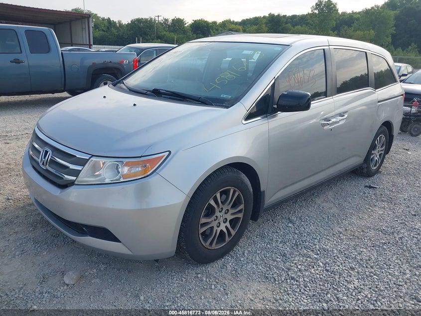 Vin: 5fnrl5h68cb074020, lot: 46315654, honda odyssey ex-l 20122