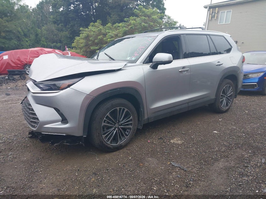 Vin: 5tdadab5xrs010889, lot: 46315655, toyota grand highlander hybrid platinum max 20242