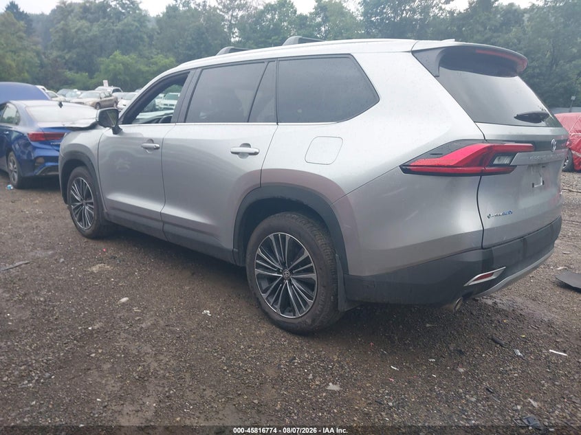 Vin: 5tdadab5xrs010889, lot: 46315655, toyota grand highlander hybrid platinum max 20243