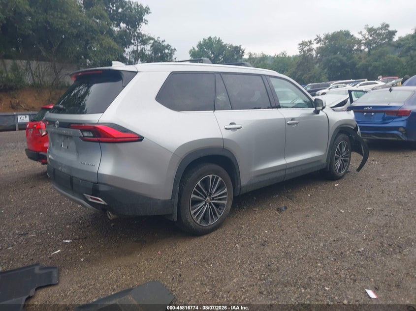 Vin: 5tdadab5xrs010889, lot: 46315655, toyota grand highlander hybrid platinum max 20244