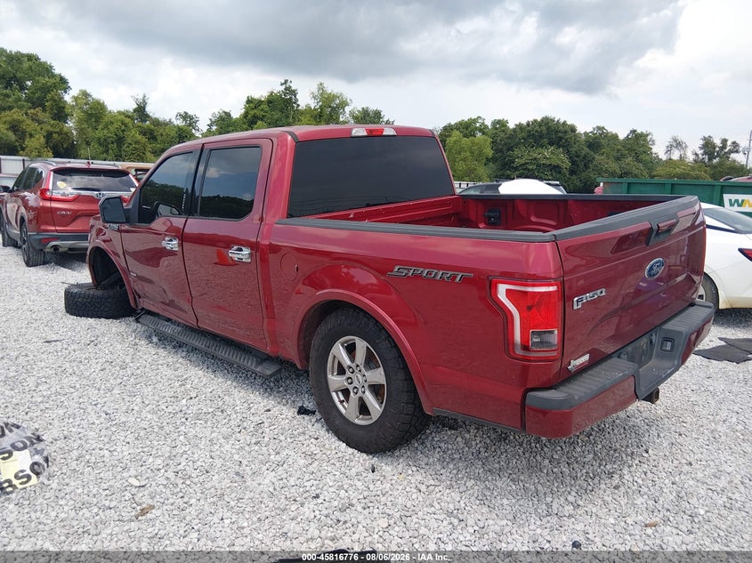 Vin: 1ftew1cp4fke21204, lot: 46315657, ford f-150 xlt 20153