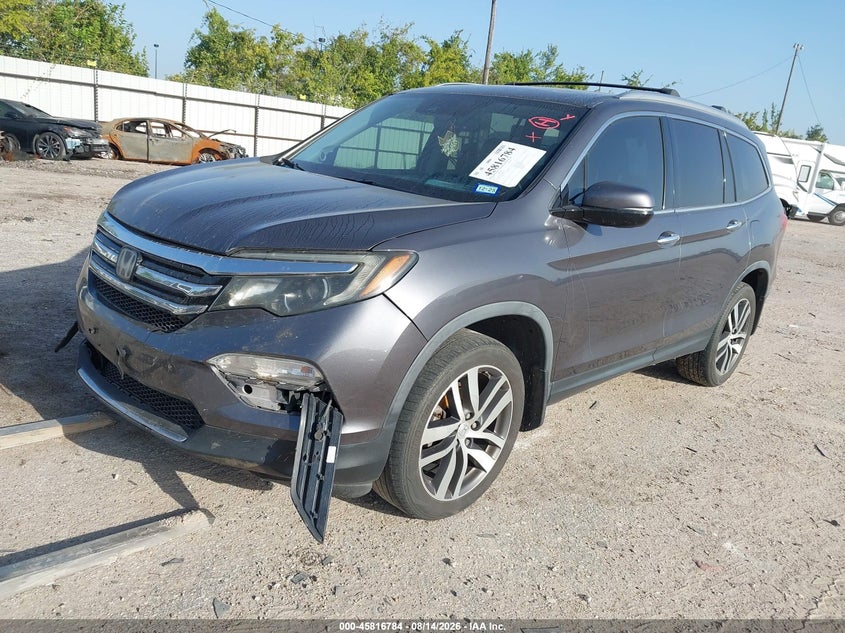 Vin: 5fnyf6h07hb065501, lot: 46315665, honda pilot elite 20172