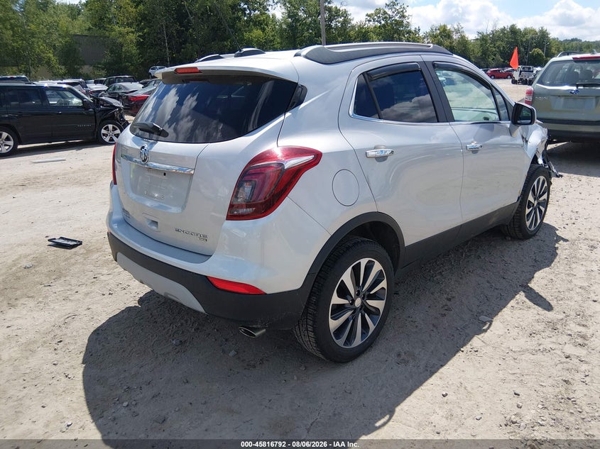 Vin: kl4cjesb8mb300590, lot: 46315673, buick encore awd preferred 20214