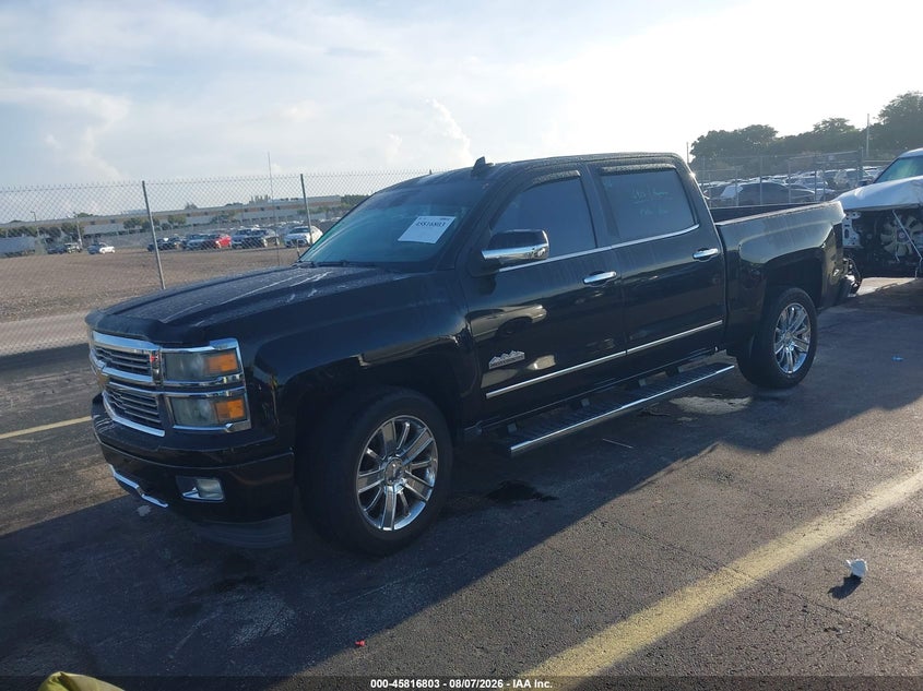 Vin: 3gcpctec1fg348128, lot: 46315684, chevrolet silverado 1500 high country 20152