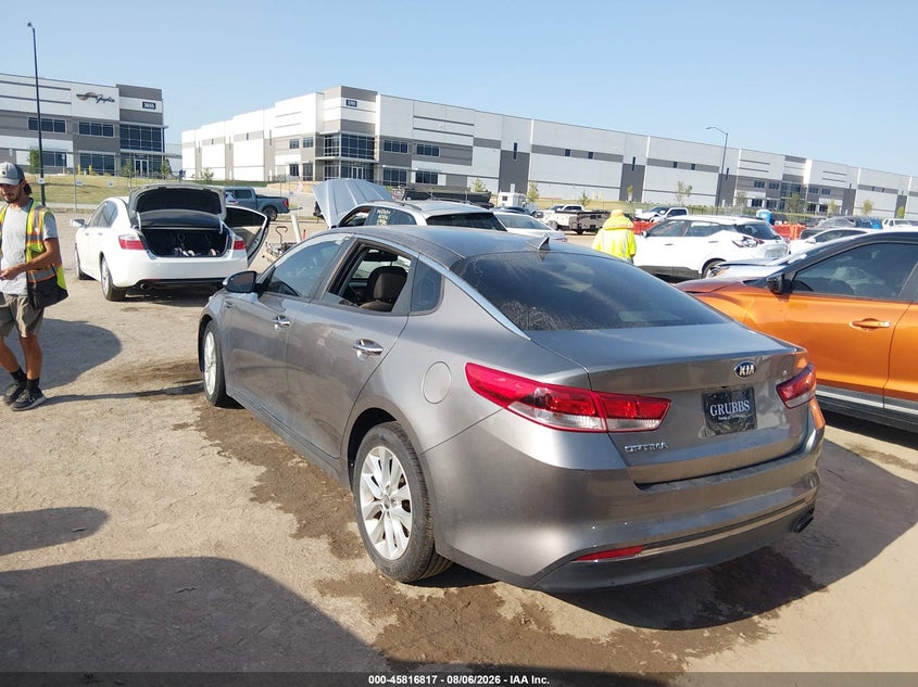 Vin: 5xxgt4l35gg071464, lot: 46315699, kia optima lx 20163