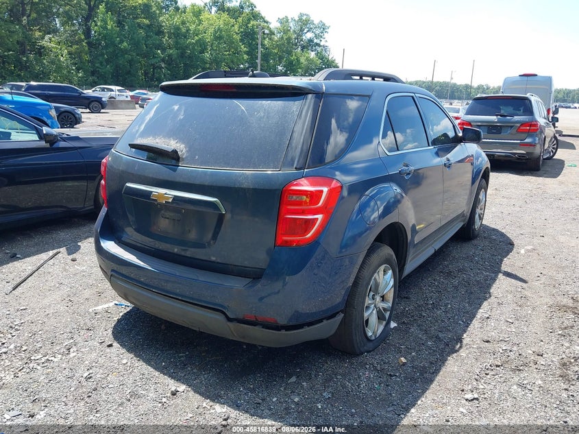 Vin: 2gnalcekxg6341891, lot: 46315720, chevrolet equinox lt 20164