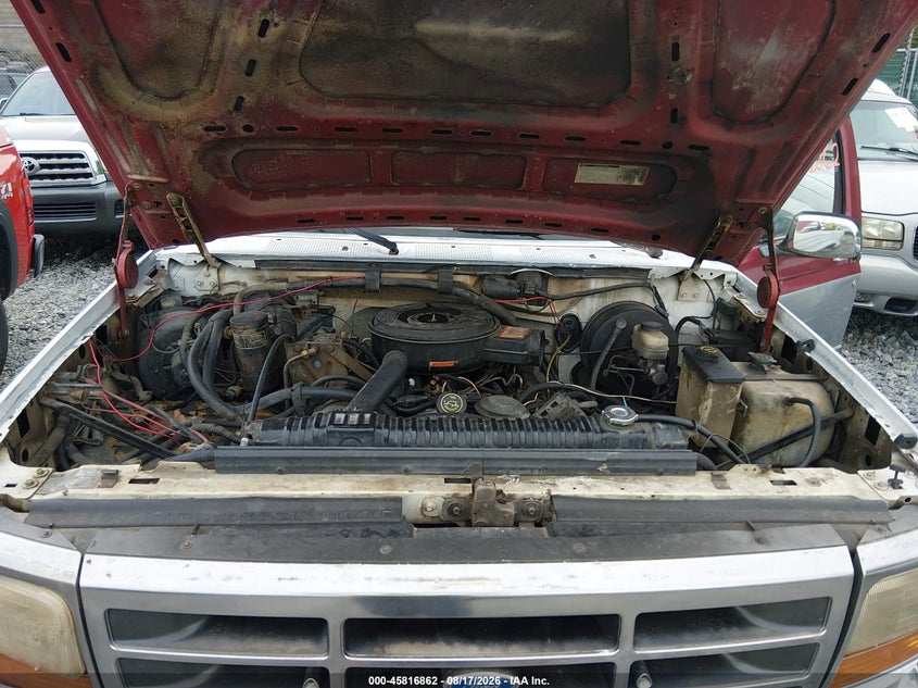 FORD F250 1993 VIN 1FTHX25M4PKB64629