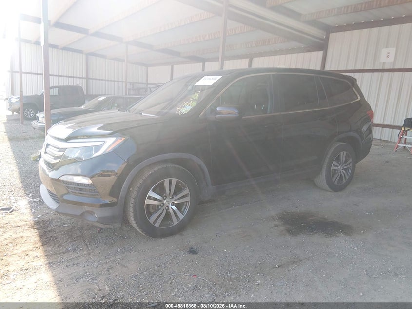 Vin: 5fnyf5h77hb040346, lot: 46315749, honda pilot ex-l 20172