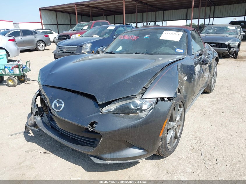 Vin: jm1ndad76j0202995, lot: 46315759, mazda mx-5 miata grand touring 20182
