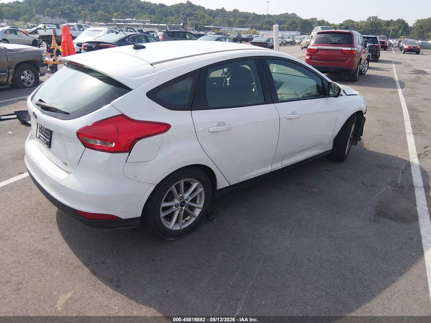 Vin: 1fadp3k28jl295447, lot: 46315763, ford focus se 20184