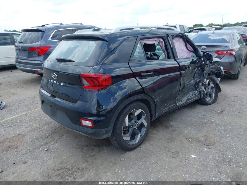 Vin: kmhrc8a34su401001, lot: 46315764, hyundai venue sel 20254