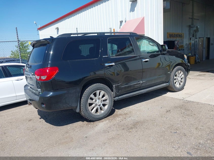 Vin: 5tdjw5g18as032269, lot: 46315779, toyota sequoia limited 5.7l v8 20104