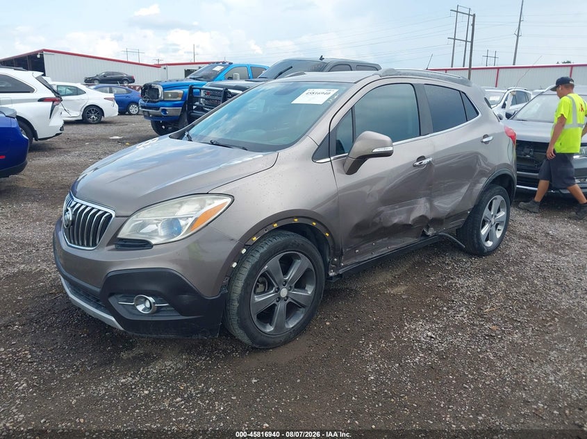 Vin: kl4cjbsb5eb780765, lot: 46315821, buick encore convenience 20142