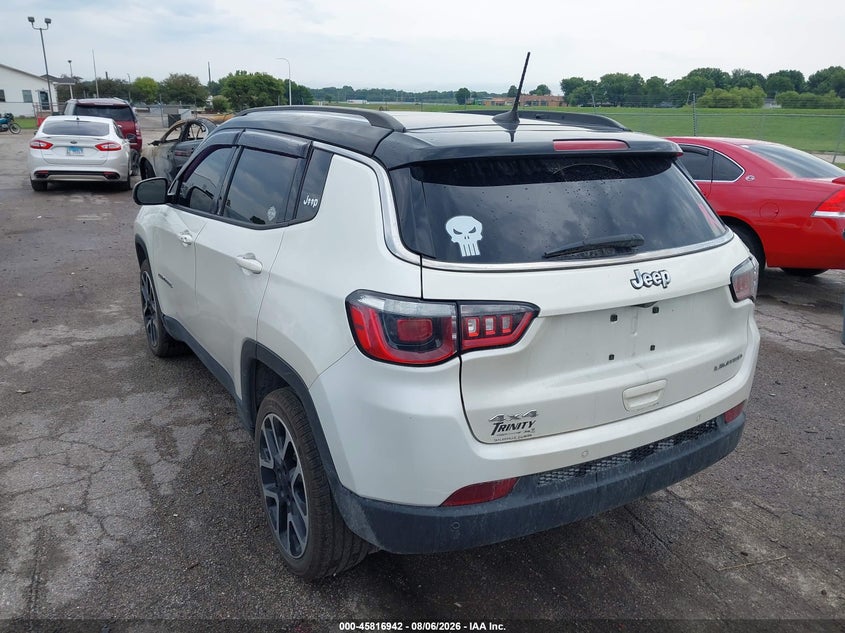 Vin: 3c4njdcb6jt116590, lot: 46315823, jeep compass limited 4x4 20183