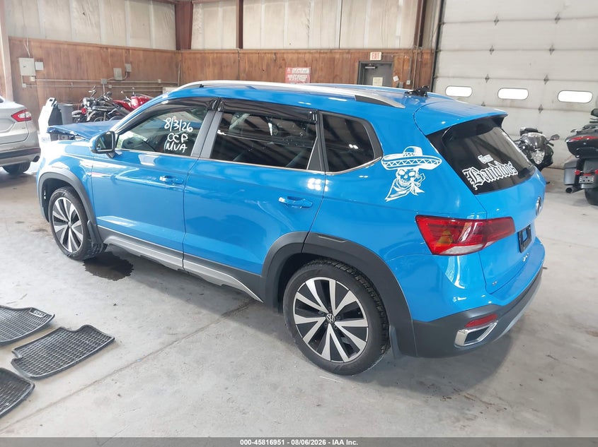 Vin: 3vvsx7b20nm004261, lot: 46315832, volkswagen taos 1.5t se 20223