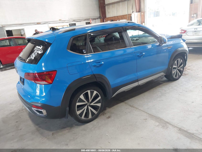 Vin: 3vvsx7b20nm004261, lot: 46315832, volkswagen taos 1.5t se 20224